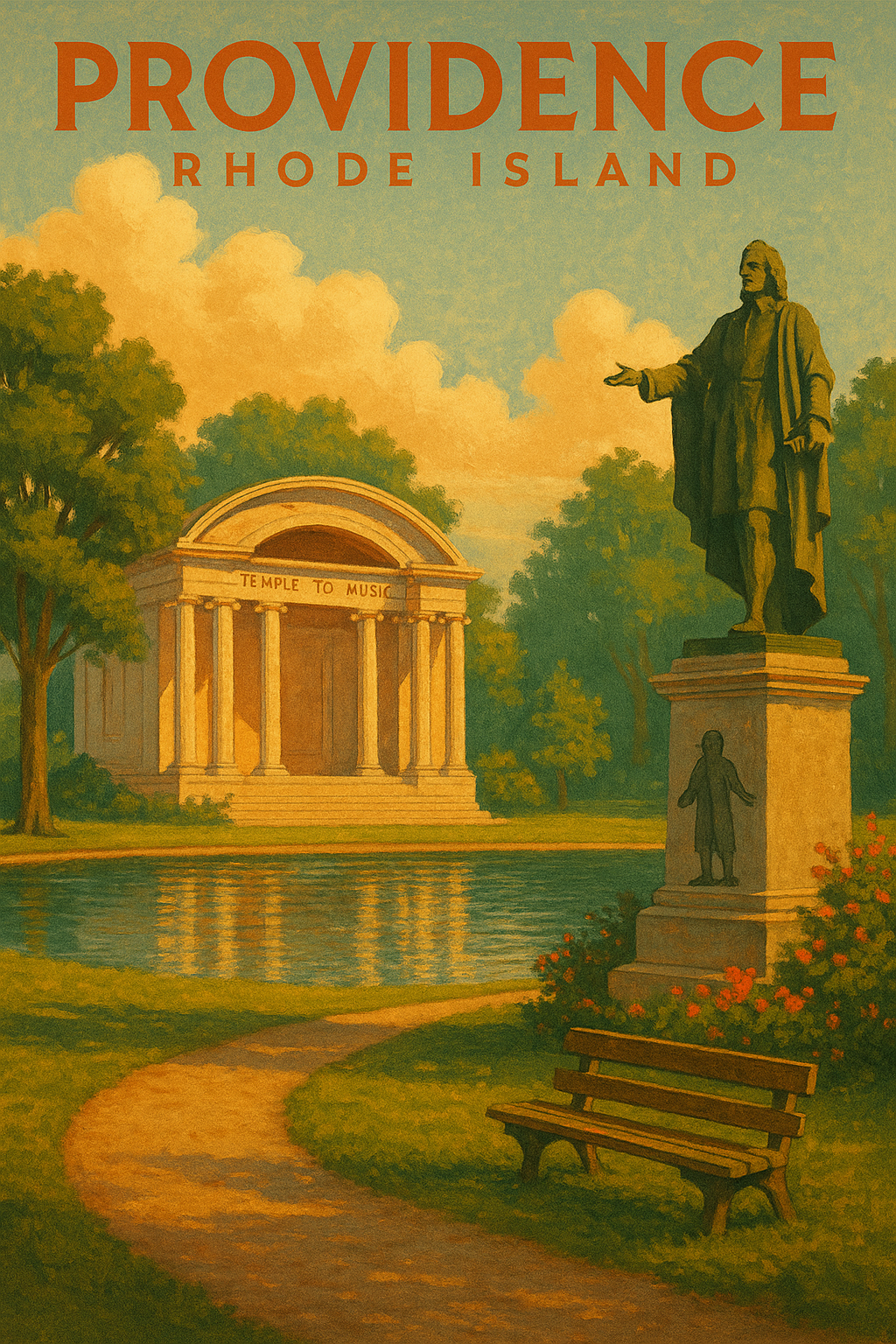 프로비던스-Temple to Music의 원형 무대