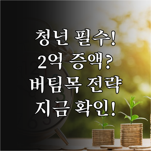 2025년 청년 버팀목 대출 2억 증..