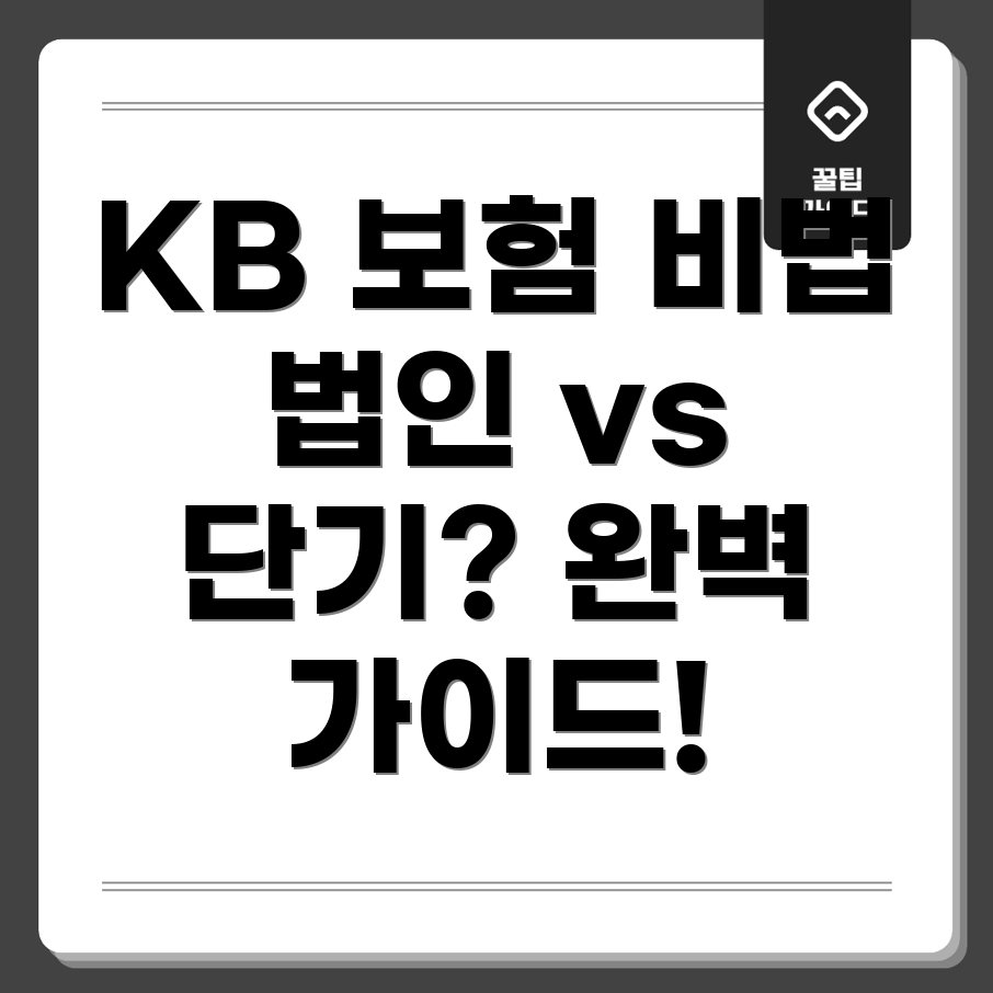 KB 법인차량 보험