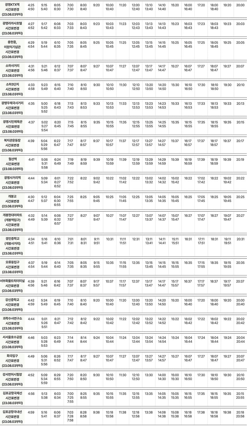 6014번-공항버스-전체-시간표