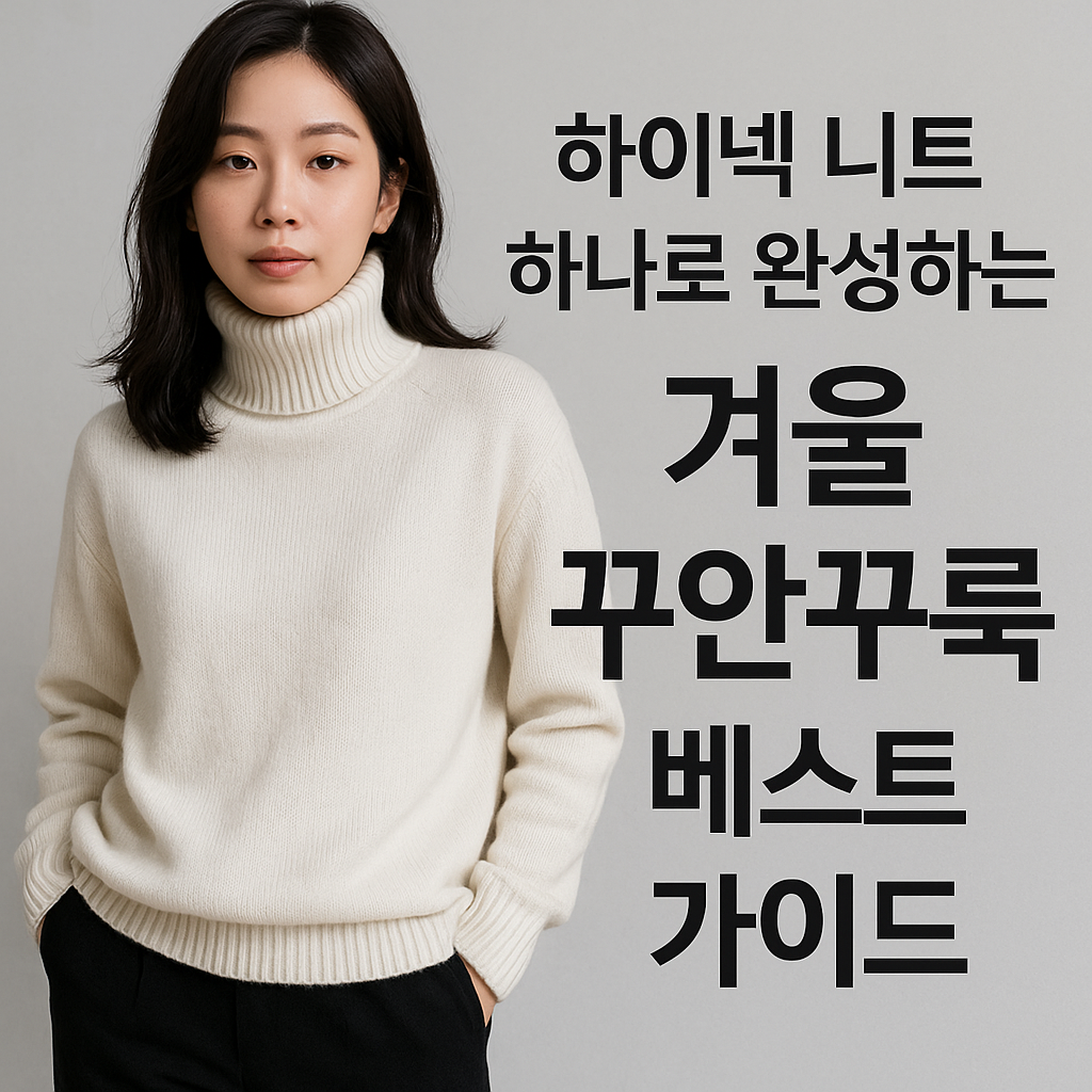 하이넥 니트