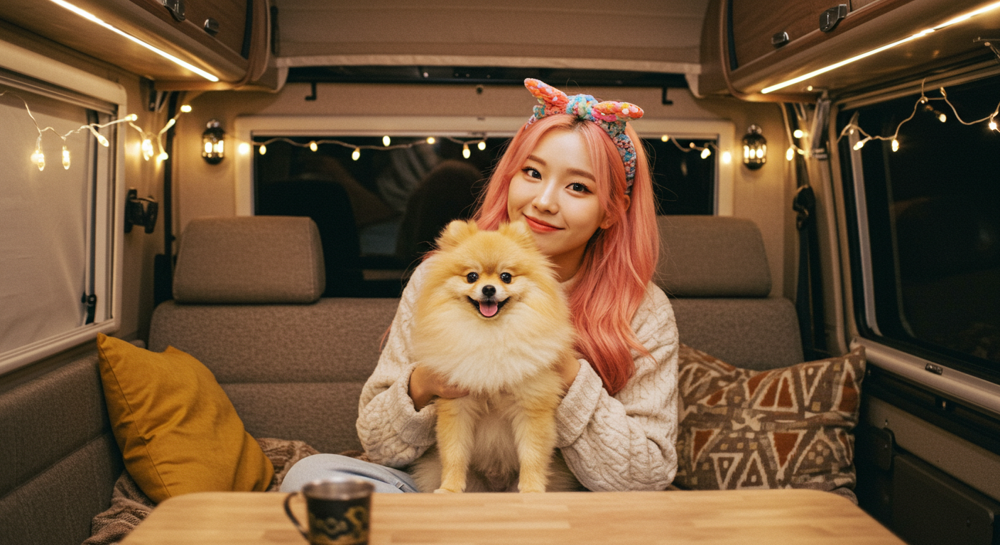 강아지 동반 캠핑카 여행