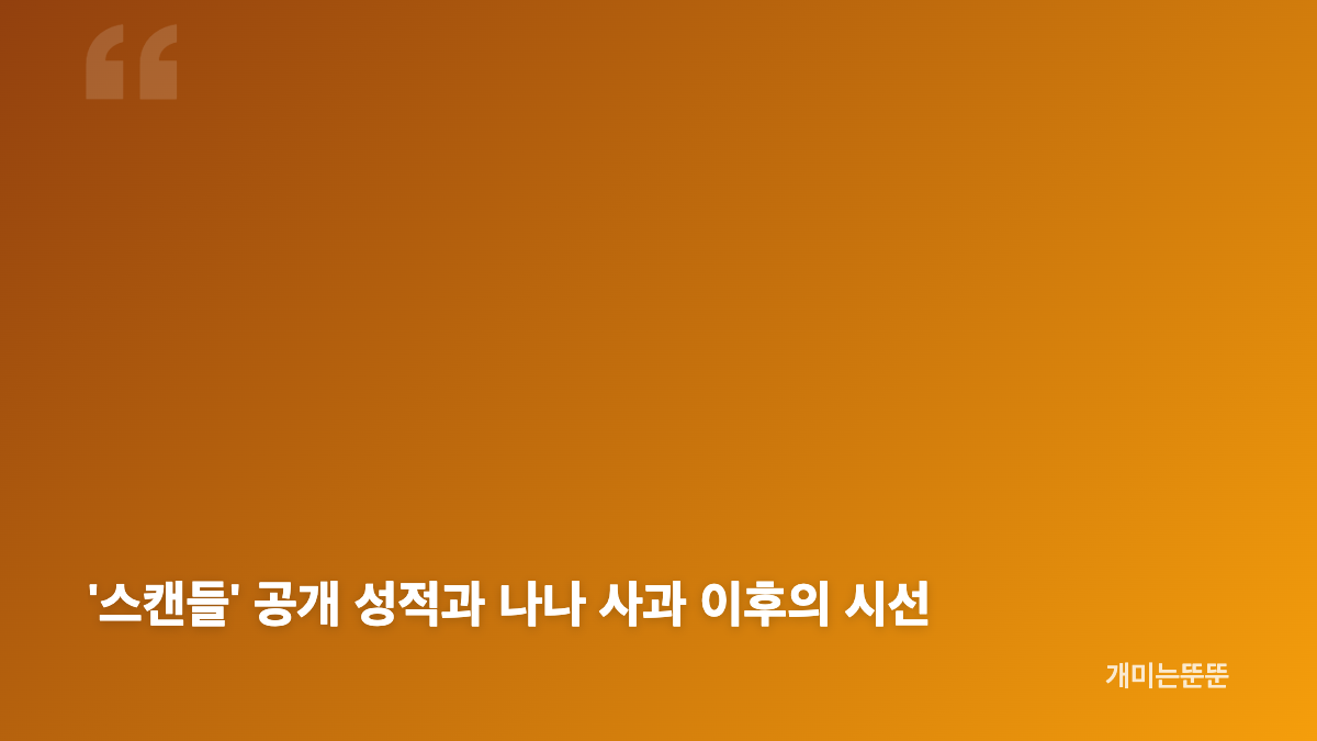 나나 입술 필러 사과, 어떤 발언이었나