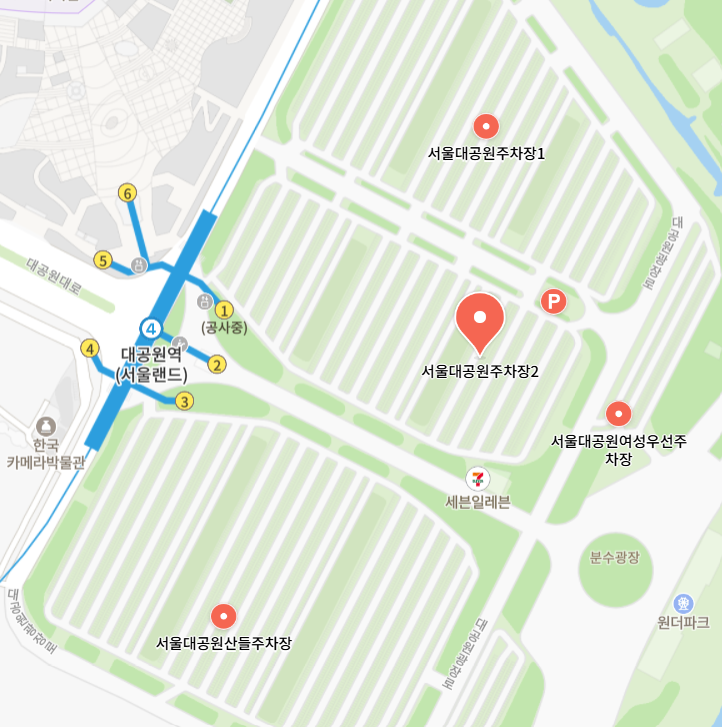 싸이 흠뻑쇼 2024 과천, 서울랜드 주차광장 오는 방법