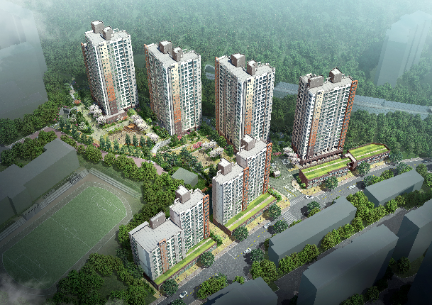 덕소 강변 스타힐스 조감도