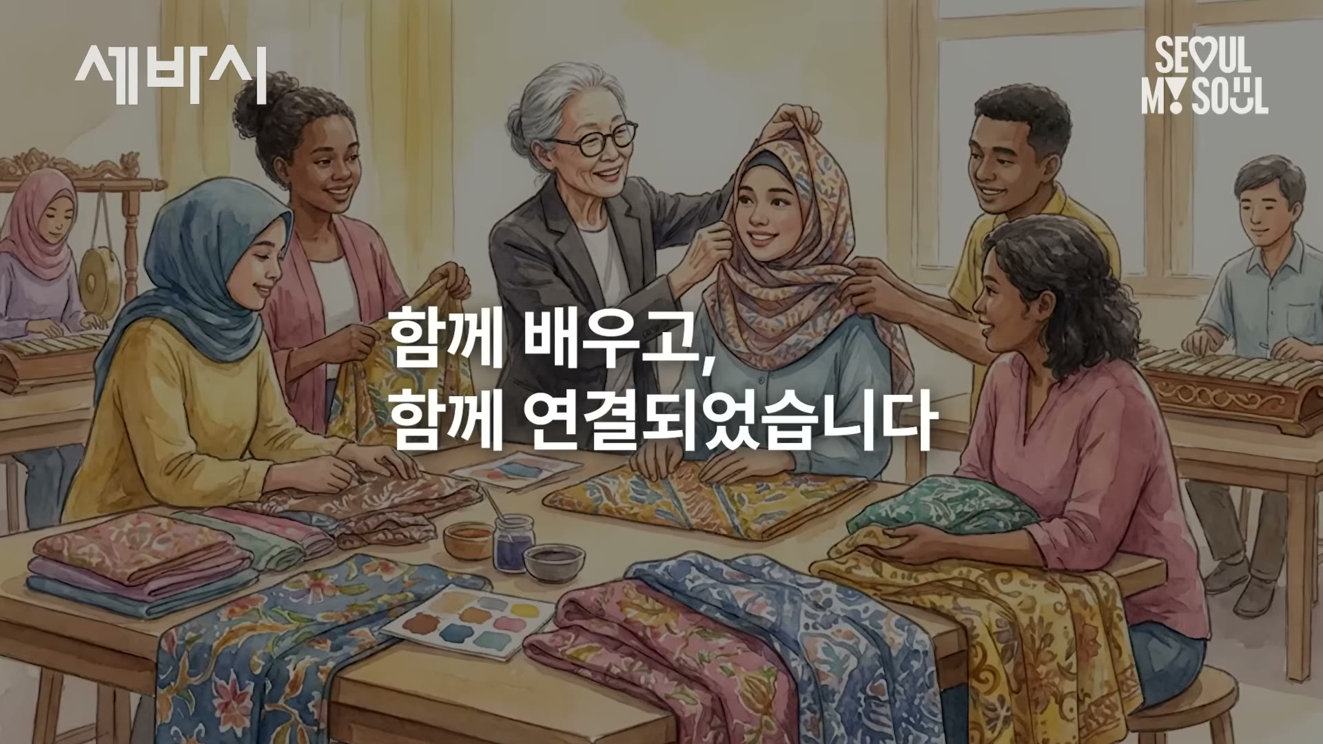 함께 배우고, 함께 연결되었습니다