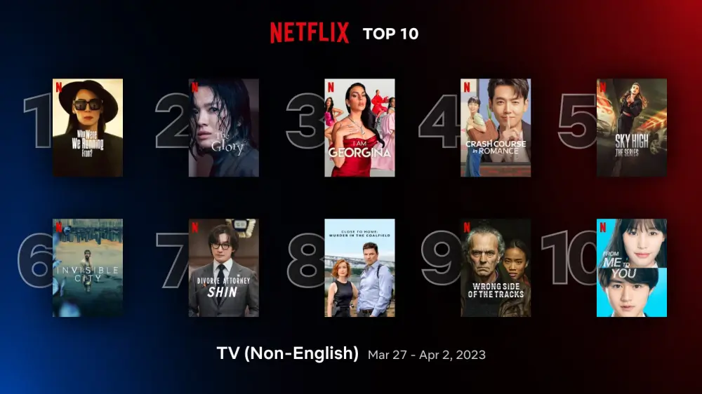 4월 1주 비영어권 주간 인기 순위