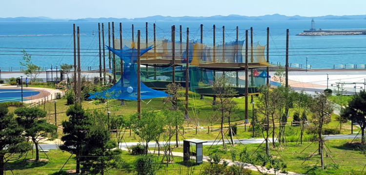 남당항 해양분수공원