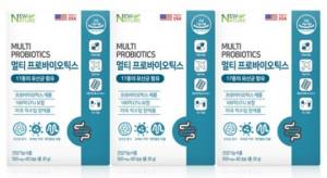 뉴네이처 멀티 프로바이오틱스&#44; 60정&#44; 3개