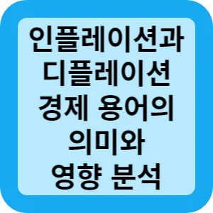 인플레이션과 디스플레이션 경제 용어의 의미와 영향 분석