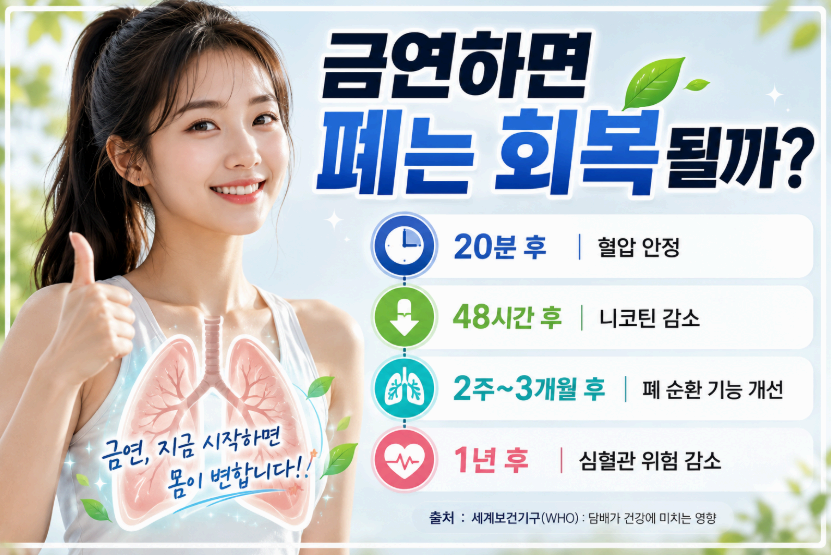 금연하면 폐는 회복될까? 이미지사진