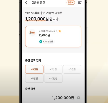 2025년 3/1 디지털 온누리상품권 사용법 카드 등록 충전하기