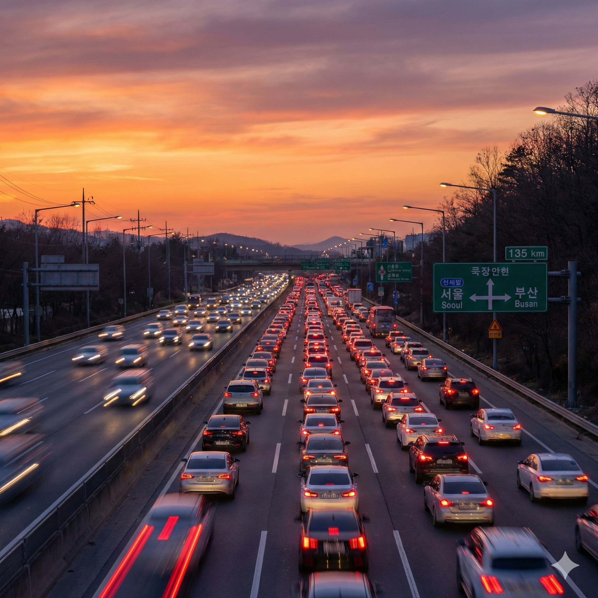 귀경길 정체 예상시간 가장 덜 막히는 시간대와 실시간 확인 방법