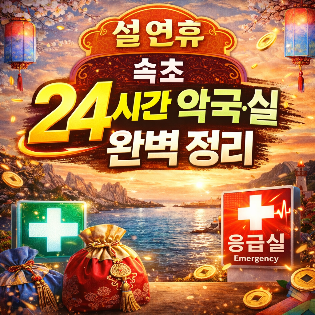 설 연휴 속초 24시간 약국·응급실 바로가기