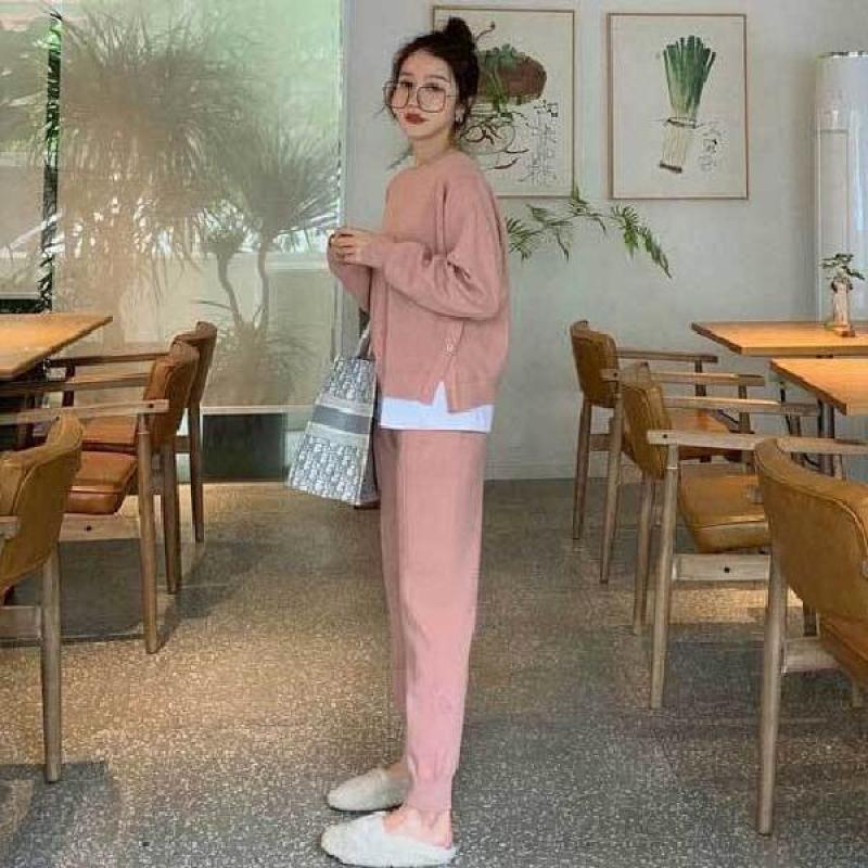 핑크트레이닝복 여자러닝복 여성체육복 여성트레이닝세트