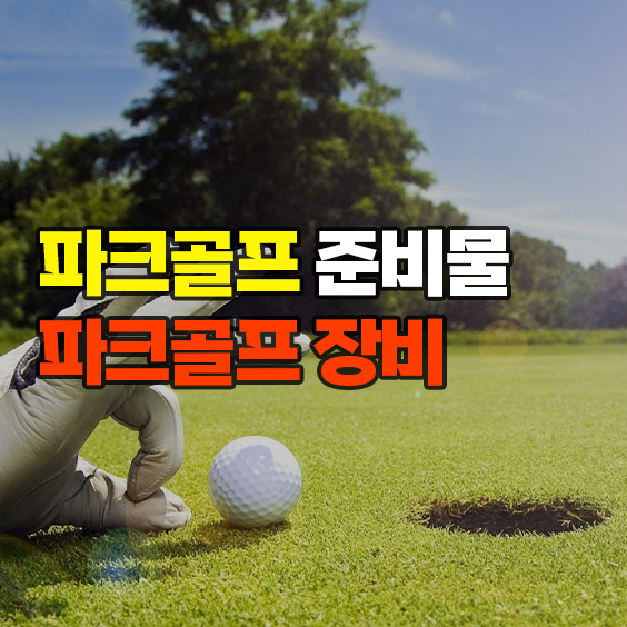 파크골프를 시작하는 준비물 (파크골프 준비물)
