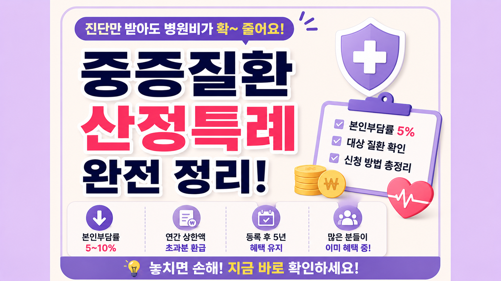 중증질환 산정특례
