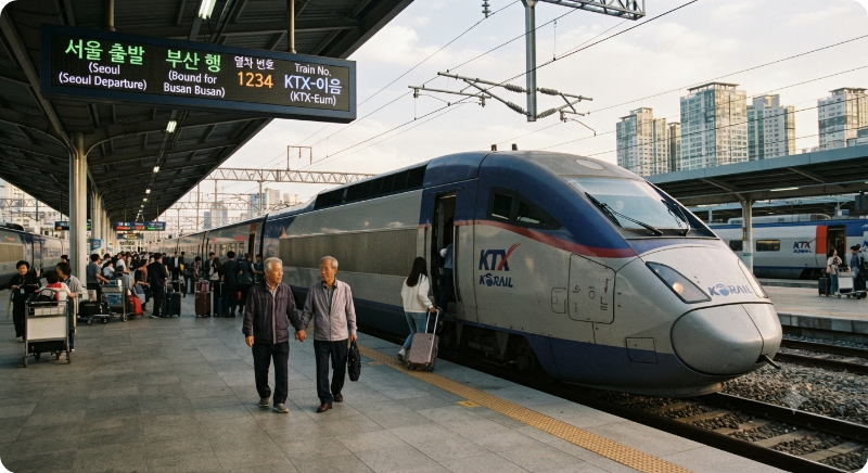 KTX 추석연휴 예매 이미지