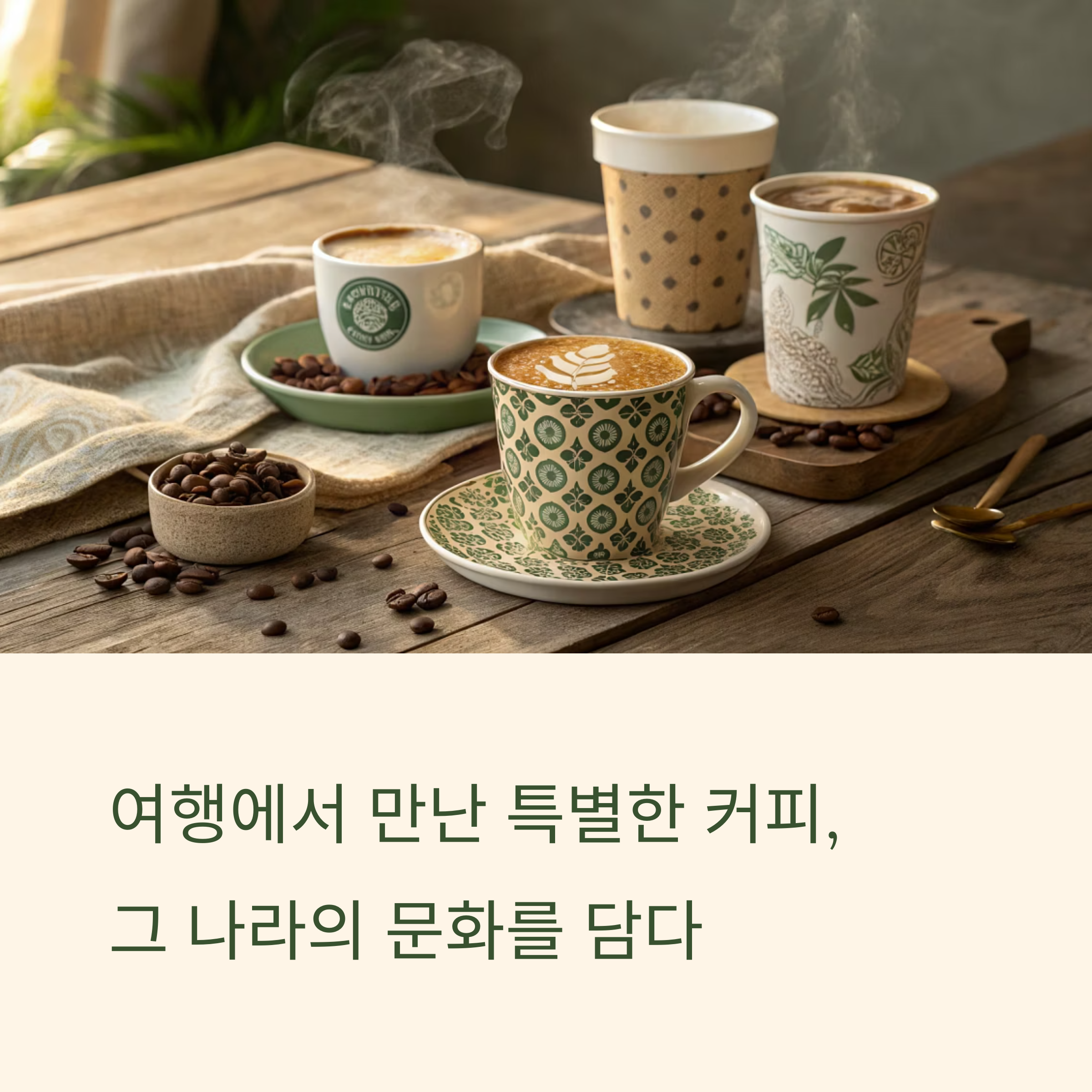 여행지에서 만난 잊지 못할 특별한 커피 레시피