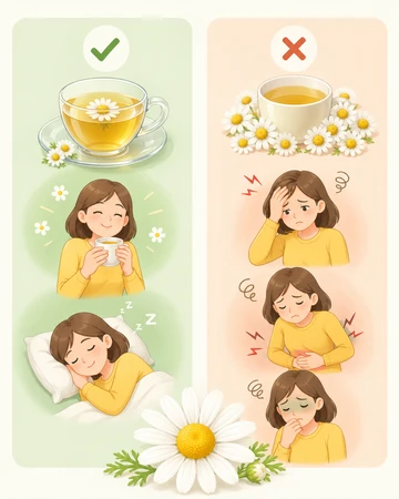 카모마일 하루 섭취량 기준 설명1