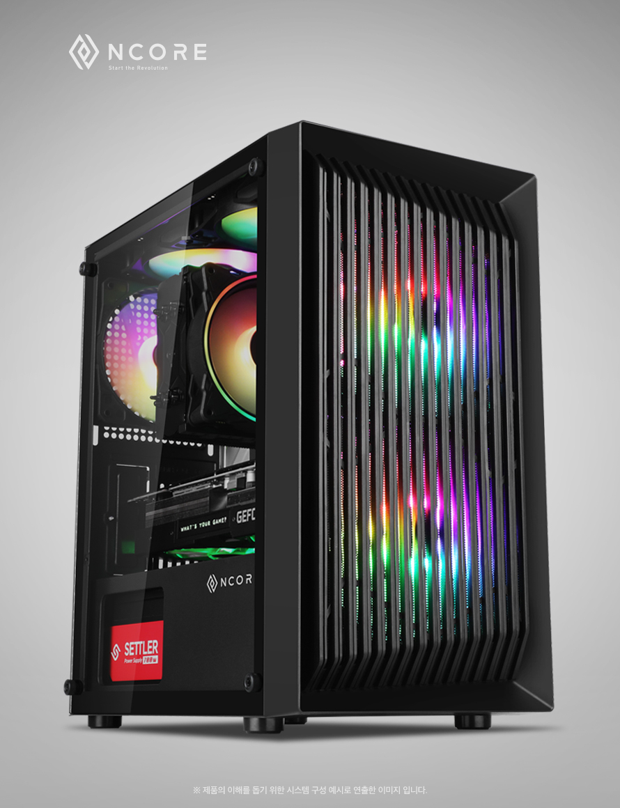 ABKO NCORE Liner Tempered Glass Lunar Rainbow