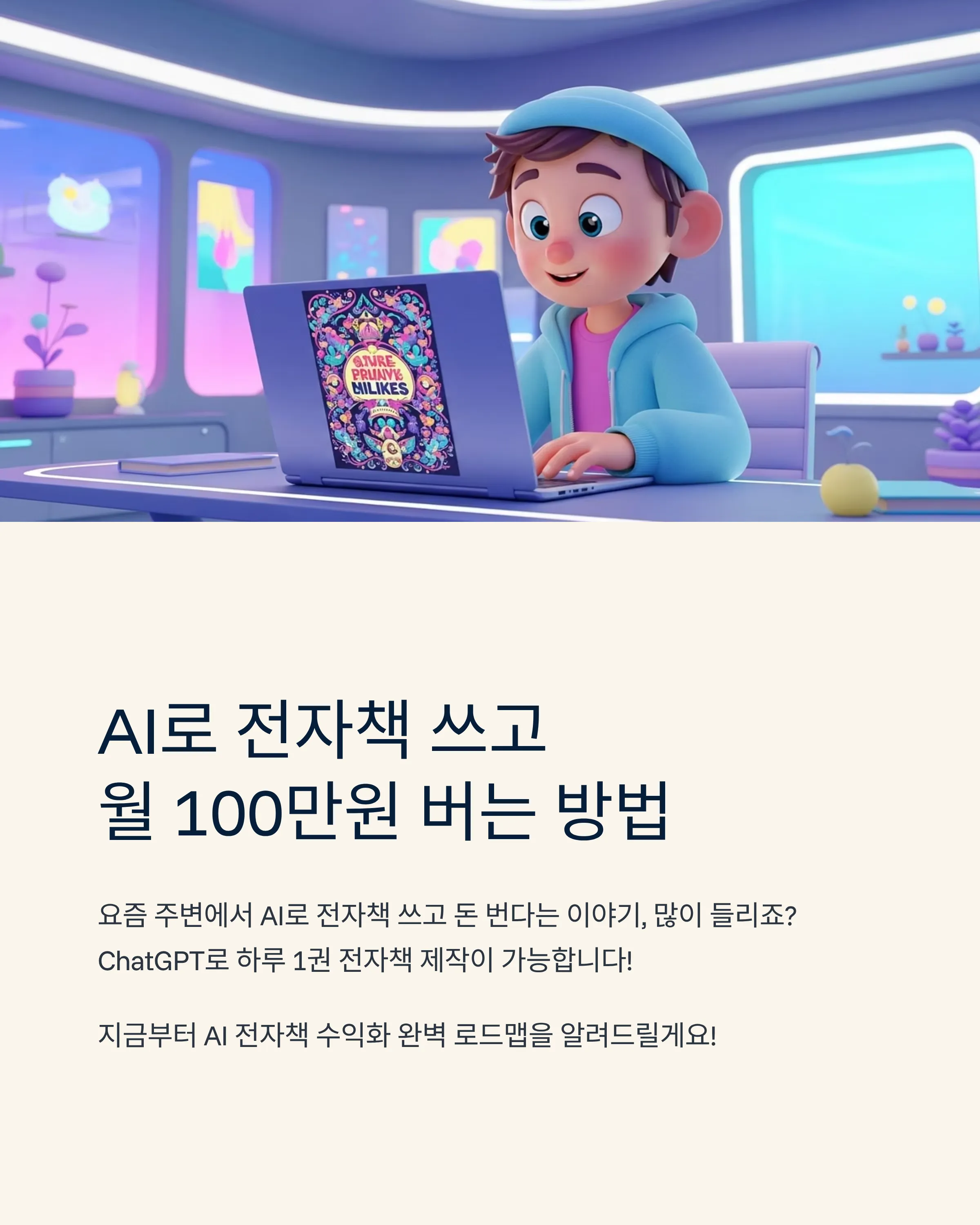 AI로 전자책 만들어 월 100만원 벌기