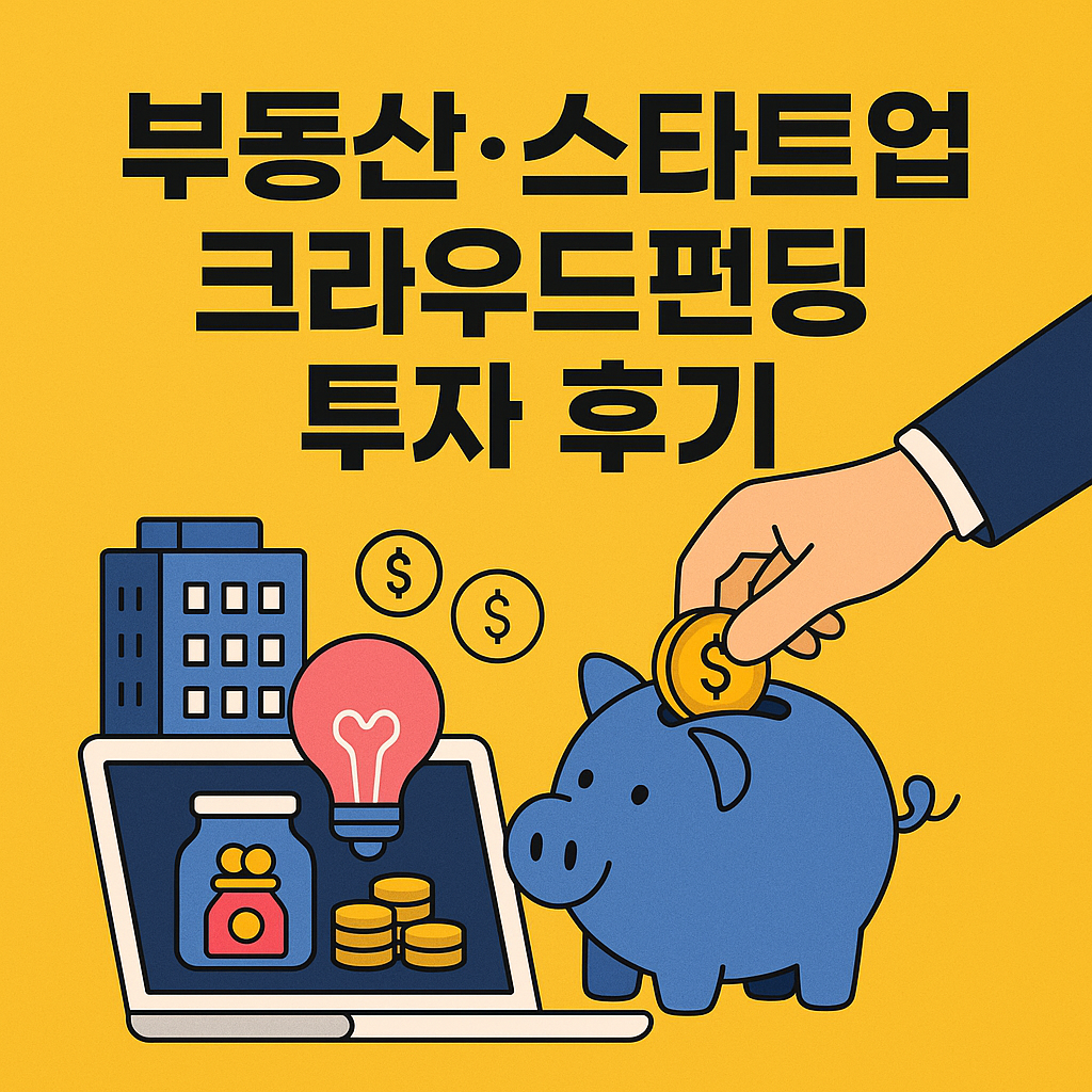 부동산 스타트업 크라우드 펀딩 후기 이미지