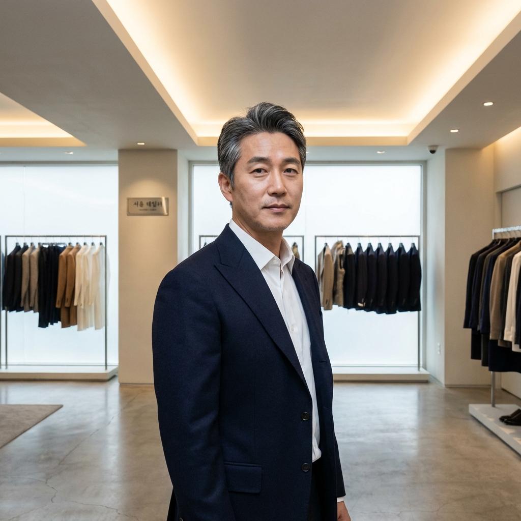 40대 남성 첫 자켓 구매 시 어깨선 맞추는 법