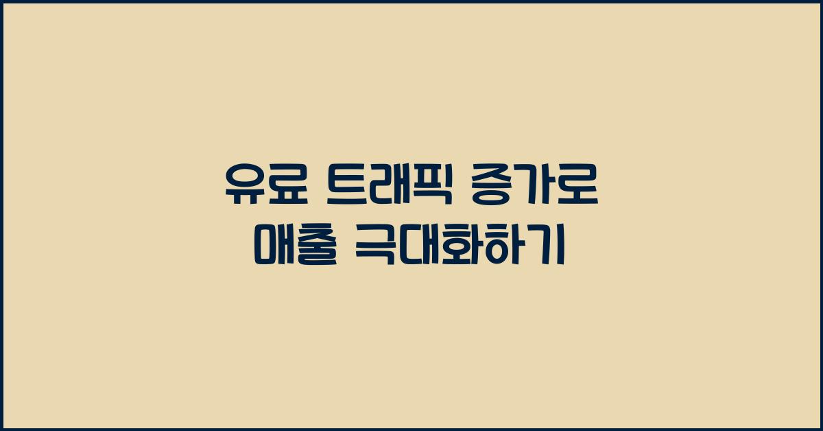 유료 트래픽