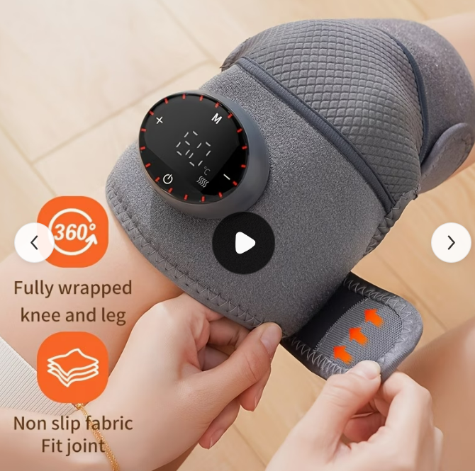 충전식 무릎 마사지기 (보온 기능)