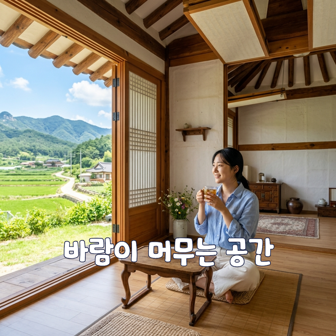 폭염인데도 오래 머물고 싶은 집