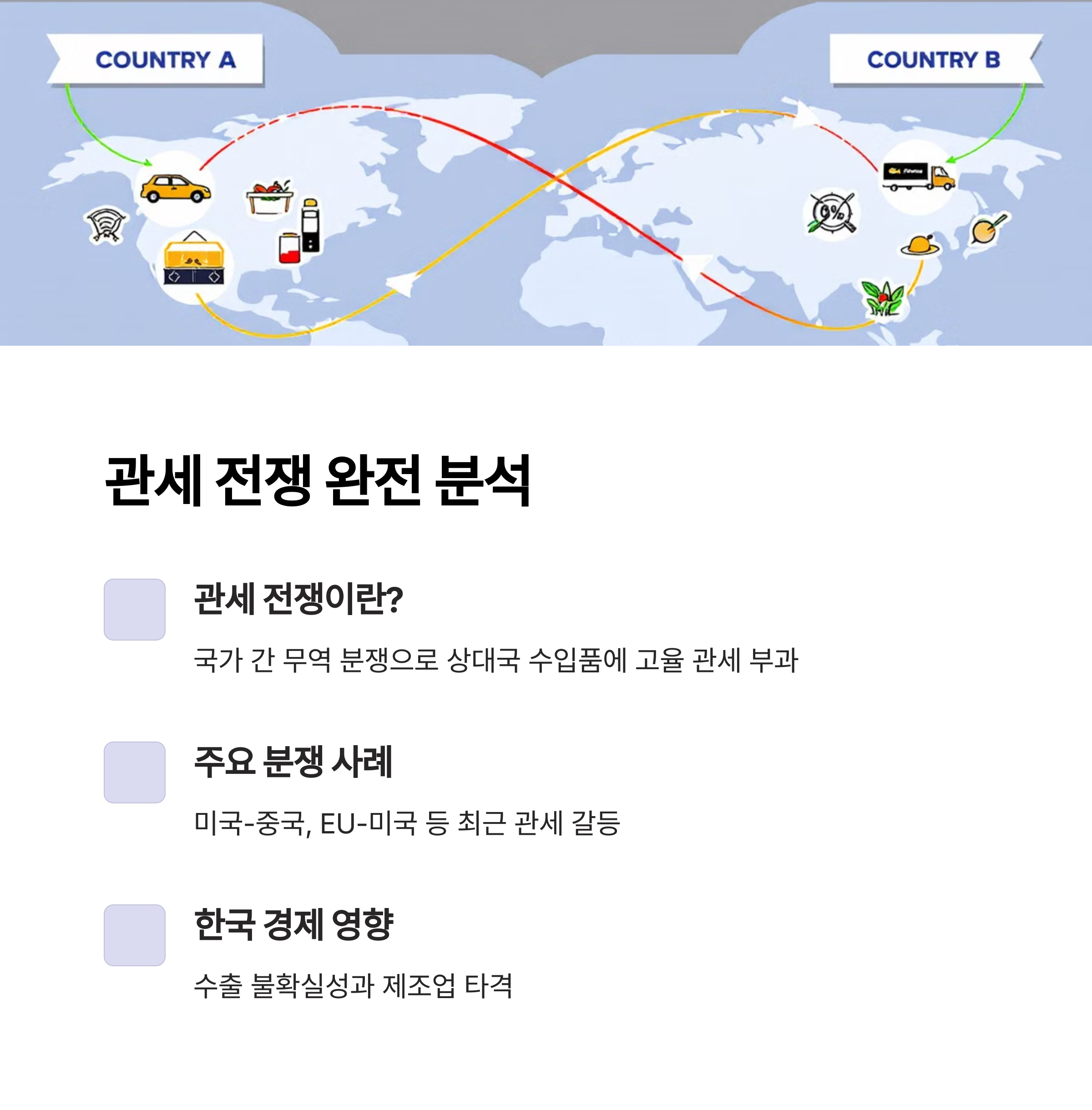 관세 전쟁이란 무엇인가?