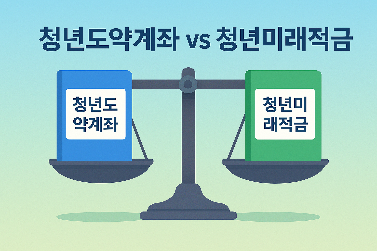 청년도약계좌에서청년미래적금 갈아 탈까 조건 비교 정리