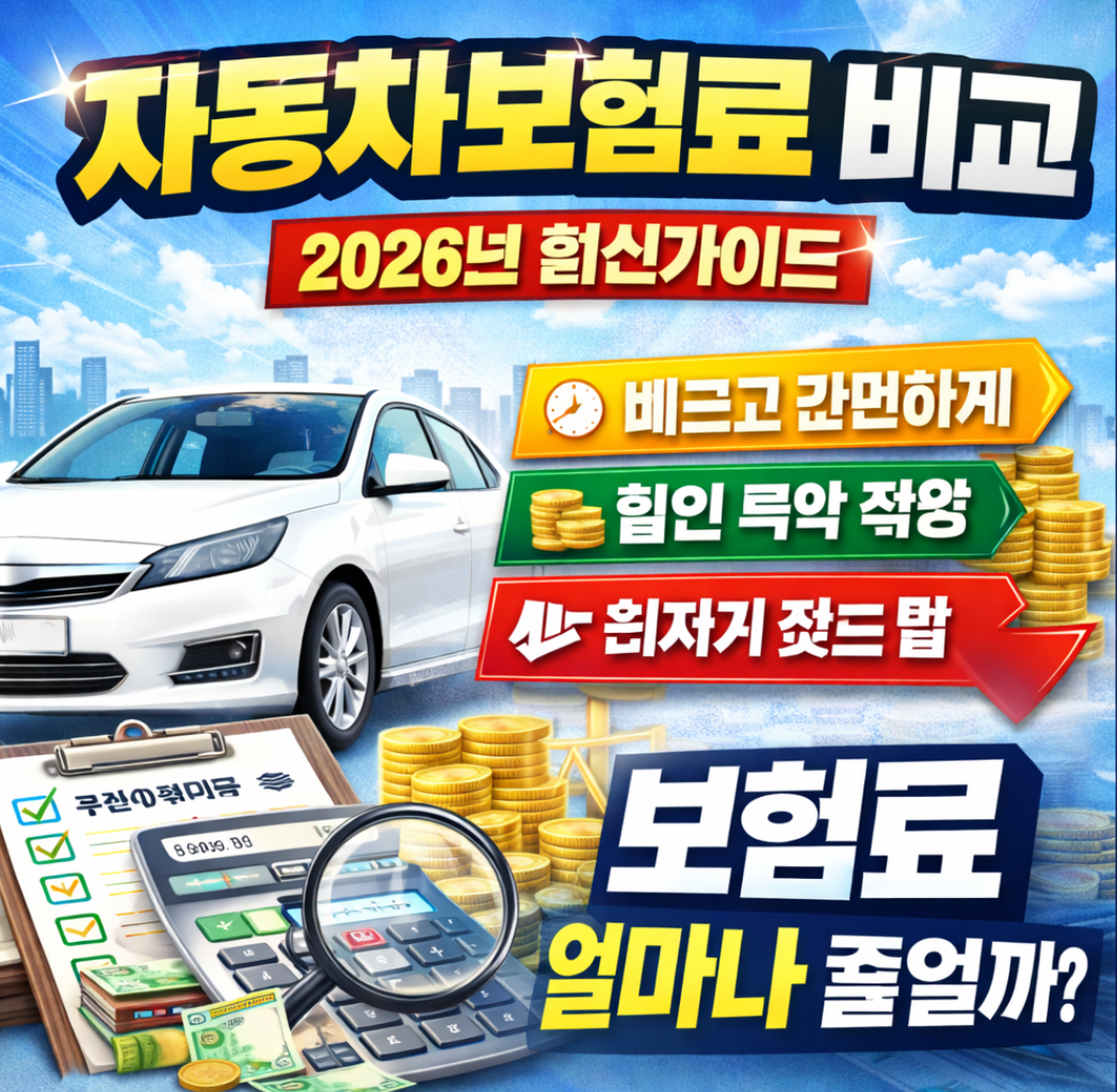 자동차보험료 비교