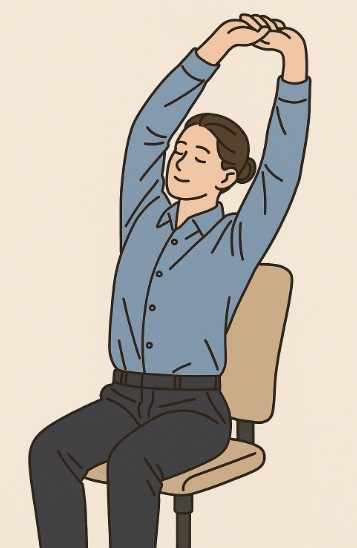 사무실 운동 루틴 사진