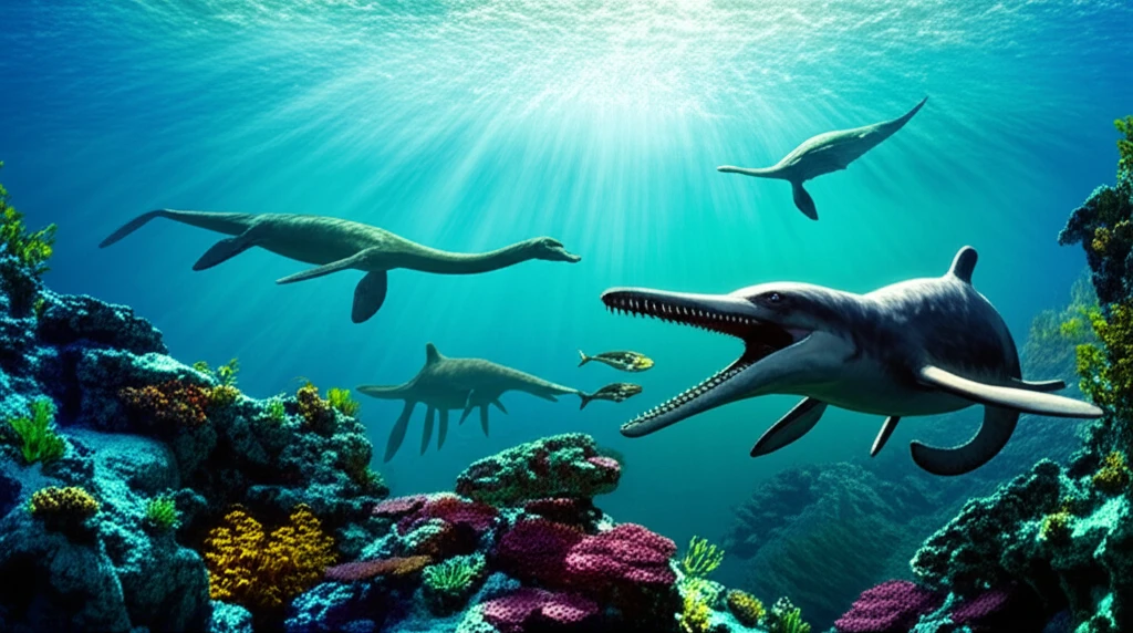 중생대 해양 파충류 어룡, 수장룡, 