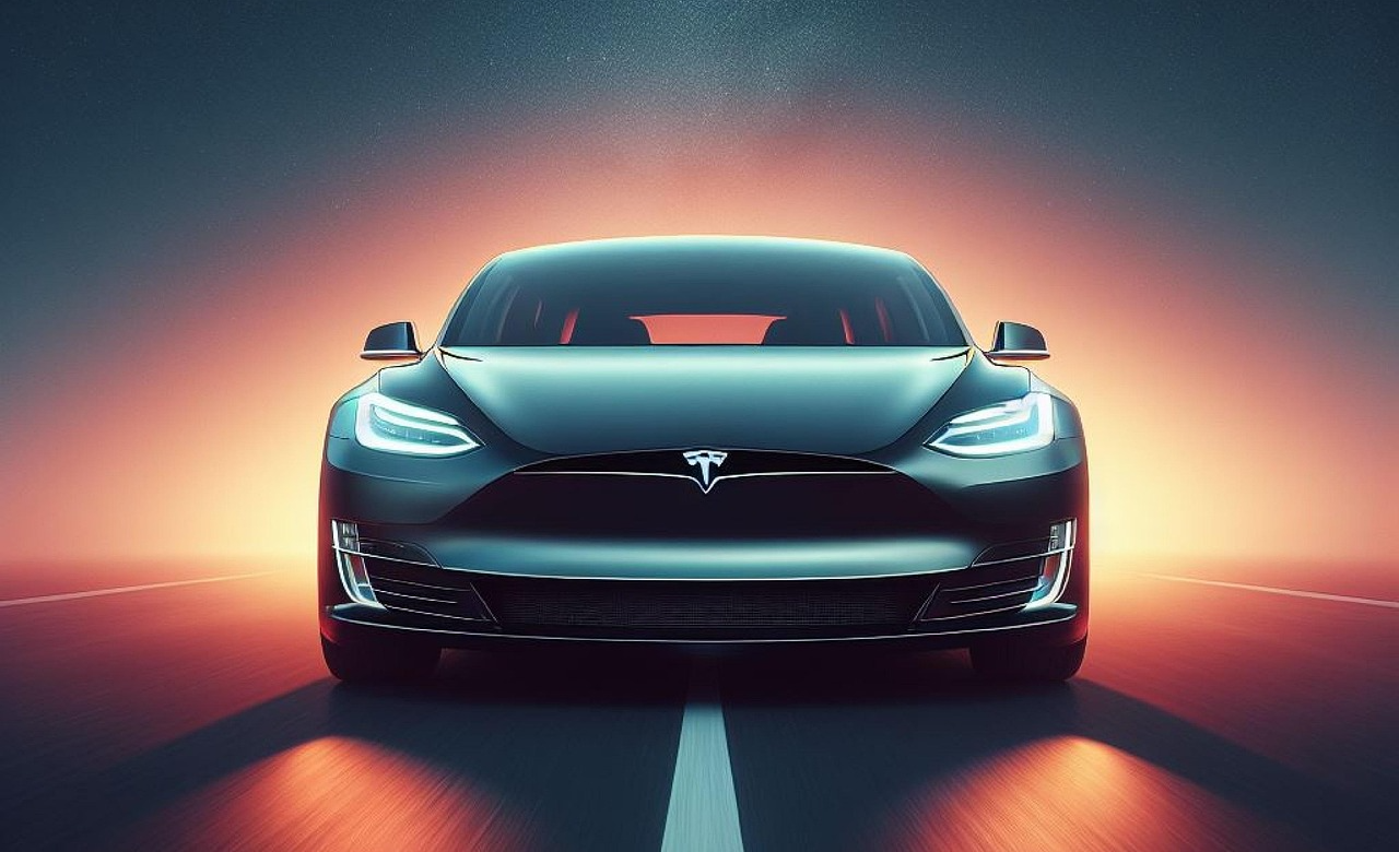 테슬라 자동차 이미지