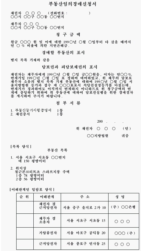 부동산임의경매