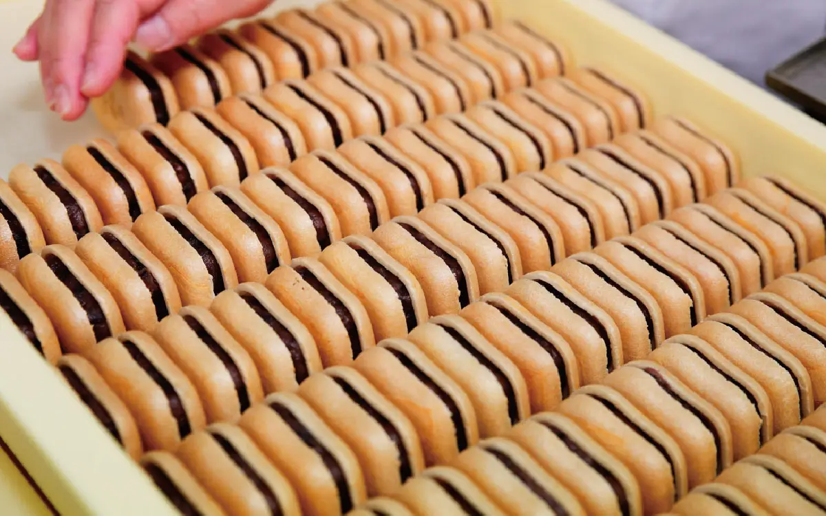 고소한 향을 즐길 수 있는 '소쿠리야모나카'