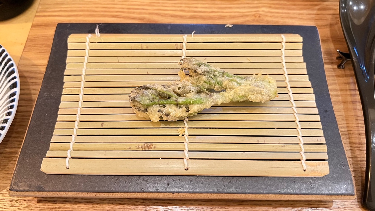 히쿠 두릅 튀김 사진