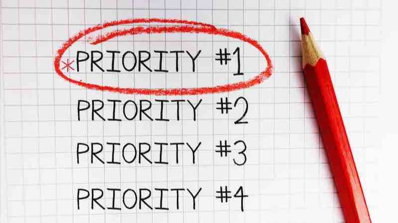 우선순위가 곧 우리가 중요하게 생각하는 대상