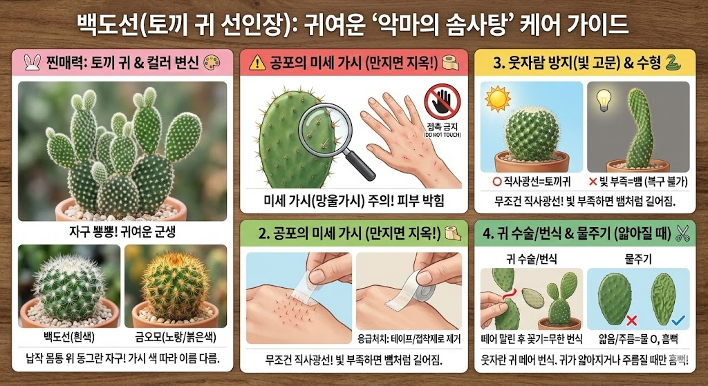 토끼선인장 키우기