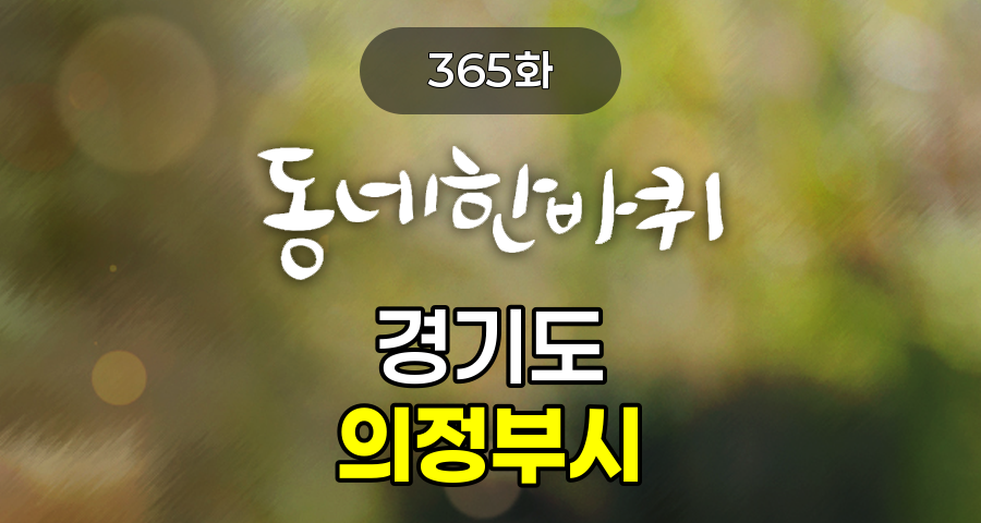 KBS 동네한바퀴 경기도 의정부시 365화 2026년 4월 11일 맛집 식당 업체 촬영장소 촬영지 정보, 가금철교 문화공원, 의정부 제일시장, 화사랑아사도, 가능삼거리, 송산사지 근린공원, 힐링워커스, 카페 드몬드, 사패산 석굴암, 형네식당, 빛날화