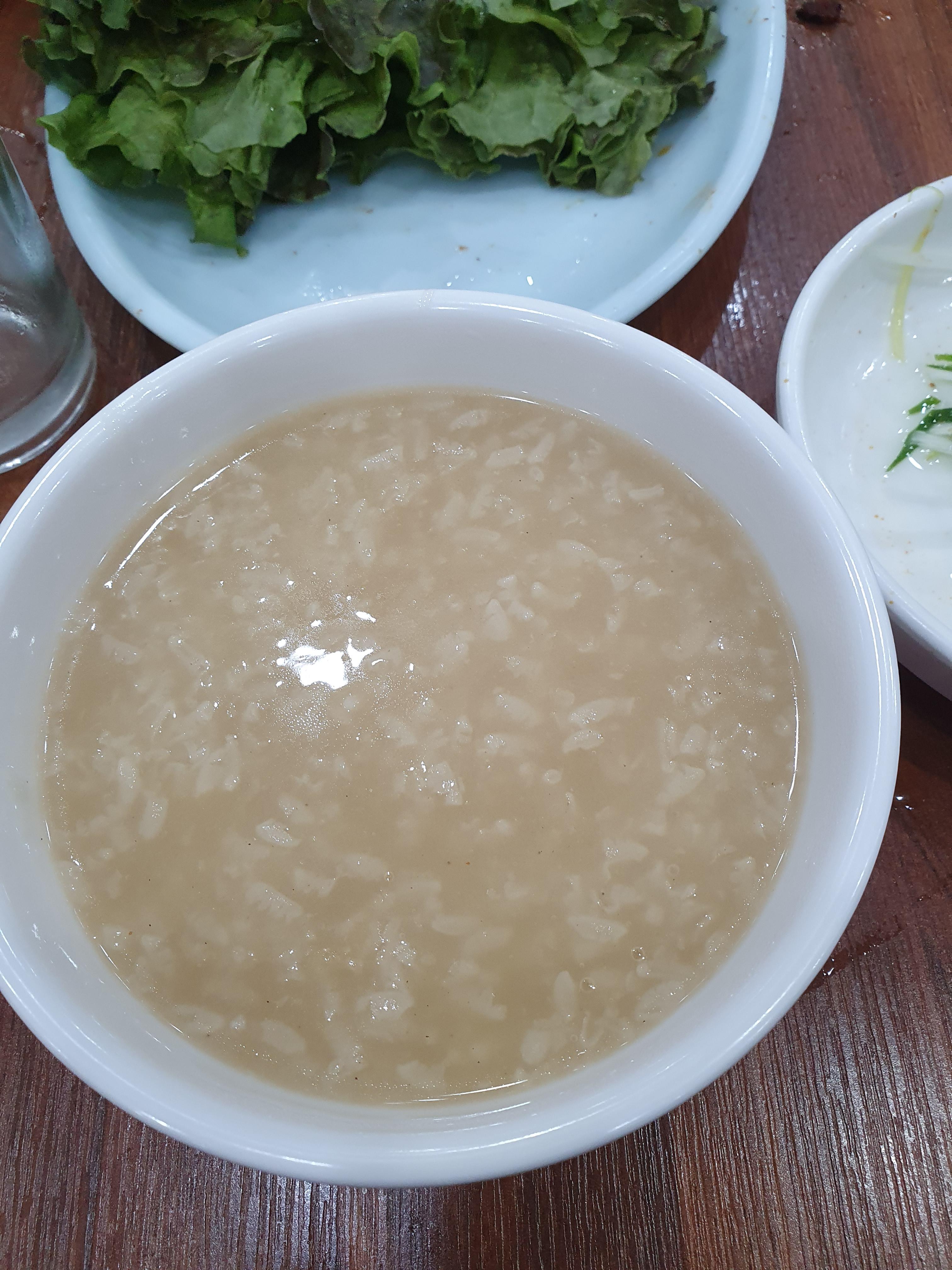 죽순산장 인당 1그릇 무조건 주는 찹쌀오리죽