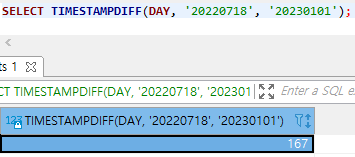๋ ์ง ์ฐจ์ด, ๋
์ฐจ ์ฐ๋ ๋ถ๊ธฐ ์ฐจ์ด ๊ตฌํ๊ธฐ ์ฟผ๋ฆฌ