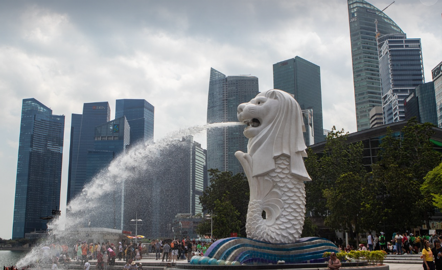 싱가포르 동상