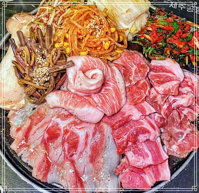 강남 신사 압구정 맛집 흑돼지 모듬 특수부위