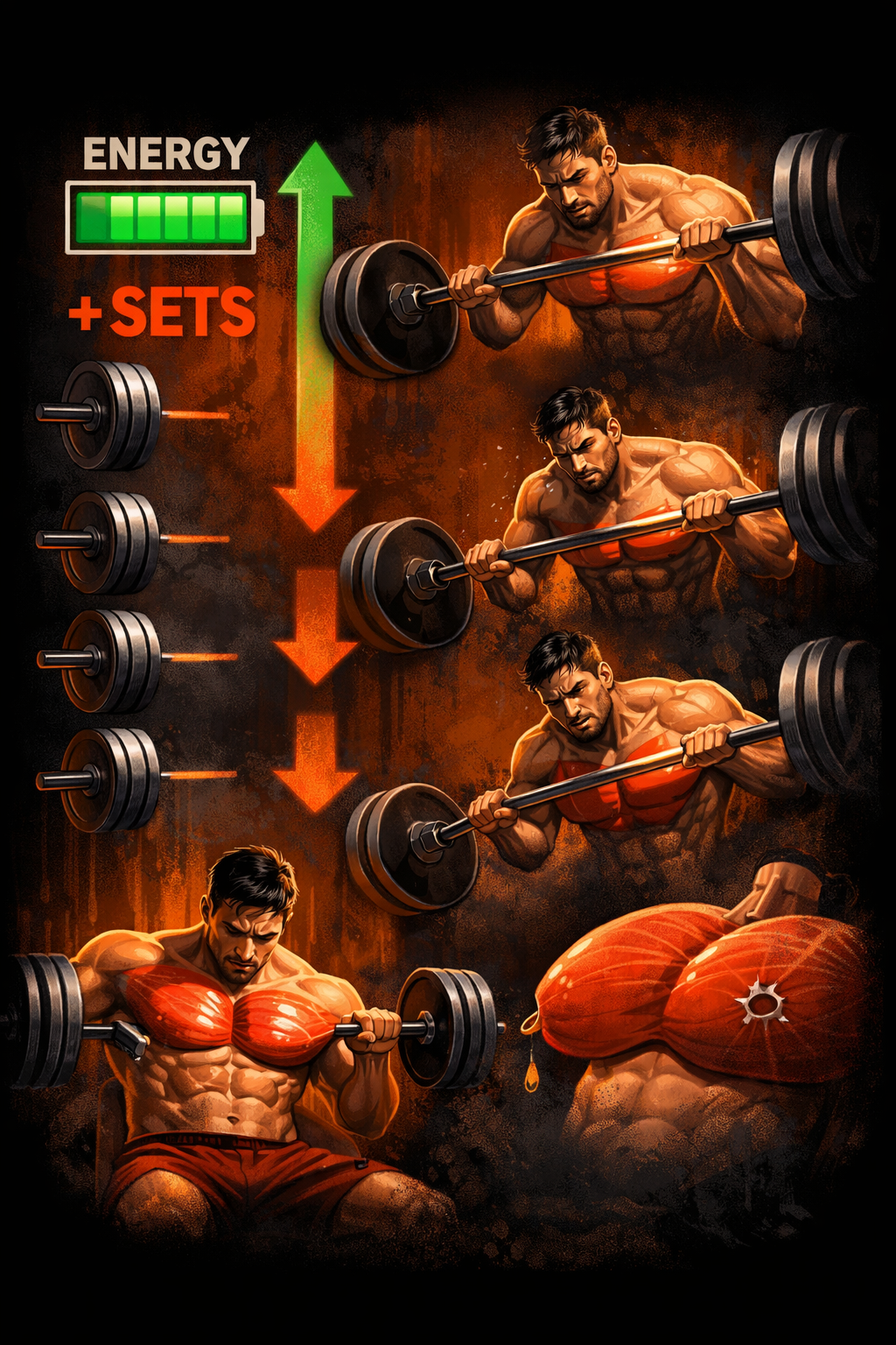 문제 원인: 왜 세트가 늘수록 가슴은 더 빠지는가