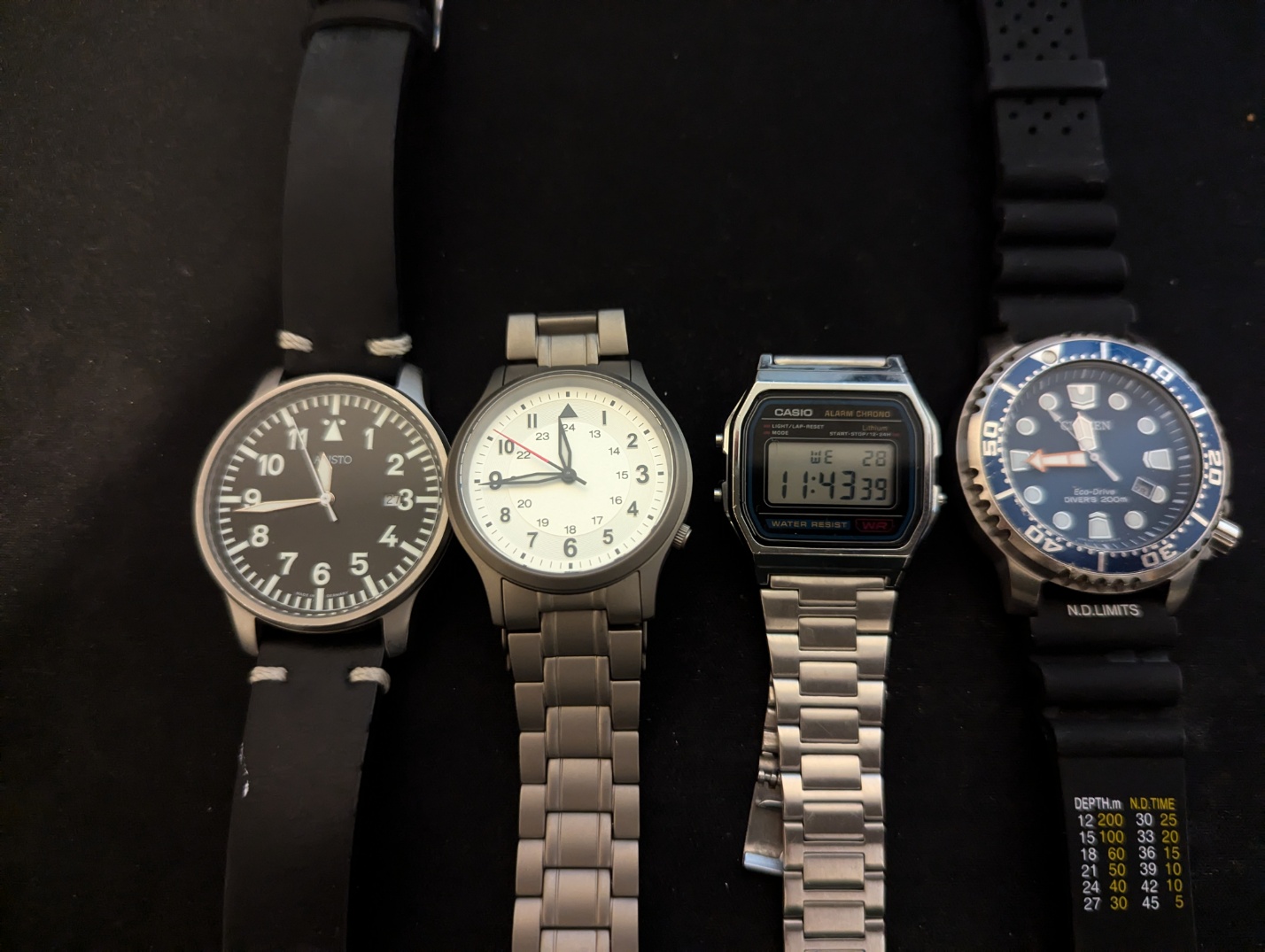 시계 사이즈 비교