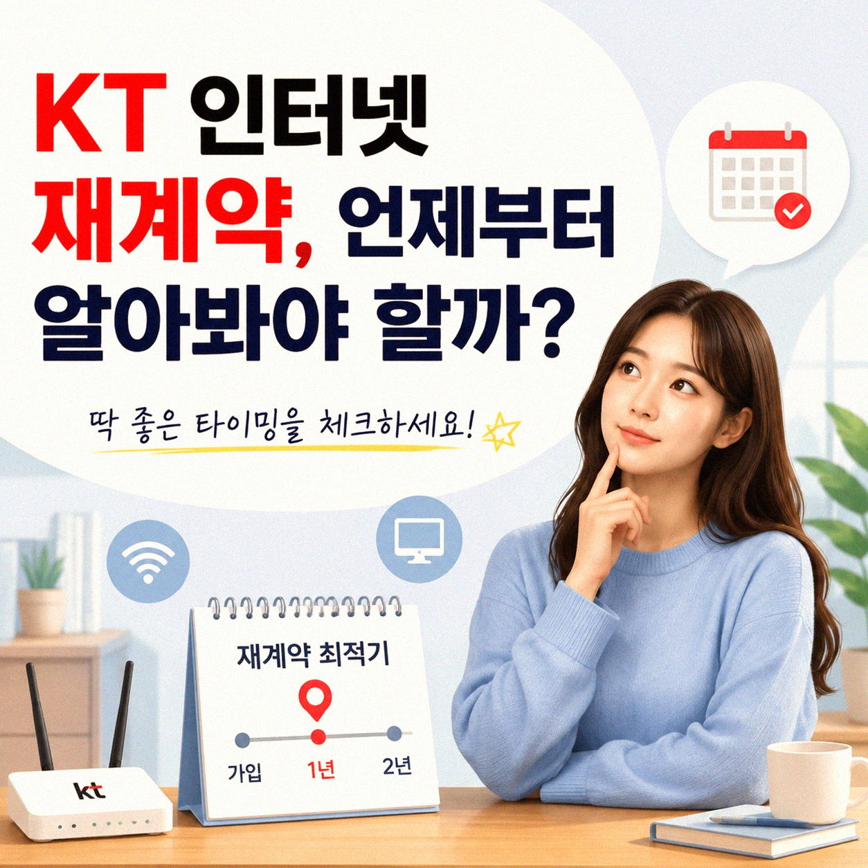 KT 인터넷 재계약, 그냥 하기엔 뭔가 아쉬울 때